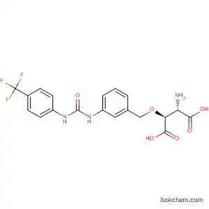 Molecular Structure of 890317-49-4 (L-Aspartic acid,
3-[[3-[[[[4-(trifluoromethyl)phenyl]amino]carbonyl]amino]phenyl]methoxy]-
, (3S)-)