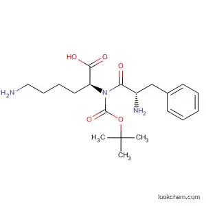 Molecular Structure of 104062-52-4 (L-Lysine, N-[(1,1-dimethylethoxy)carbonyl]-L-phenylalanyl-)