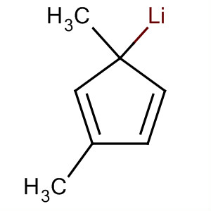 Molecular Structure of 119388-52-2 (Lithium, (1,3-dimethyl-2,4-cyclopentadien-1-yl)-)