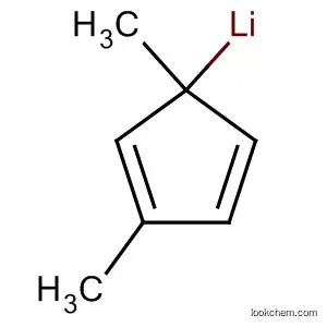 Molecular Structure of 119388-52-2 (Lithium, (1,3-dimethyl-2,4-cyclopentadien-1-yl)-)