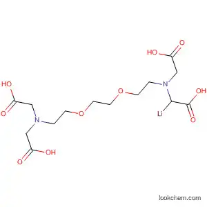 Molecular Structure of 122460-10-0 (6,9-Dioxa-3,12-diazatetradecanedioic acid, 3,12-bis(carboxymethyl)-,
lithium salt)