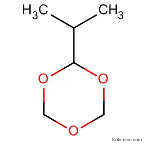 Molecular Structure of 13384-57-1 (1,3,5-Trioxane, 2-(1-methylethyl)-)