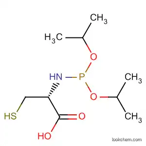 Molecular Structure of 134873-50-0 (L-Cysteine, N-[bis(1-methylethoxy)phosphinyl]-)