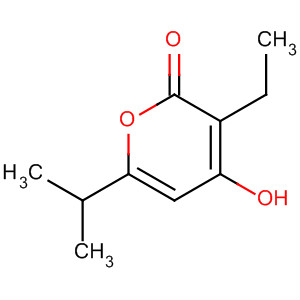 2H-Pyran-2-one, 3-ethyl-4-hydroxy-6-(1-methylethyl)-