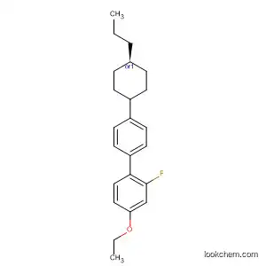 Molecular Structure of 163005-04-7 (1,1'-Biphenyl, 4-ethoxy-2-fluoro-4'-(trans-4-propylcyclohexyl)-)