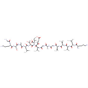 Molecular Structure of 163522-02-9 (L-Isoleucine,
L-lysyl-L-leucyl-L-valyl-L-valyl-L-valylglycyl-L-alanylglycyl-L-a-aspartyl-L-valyl
glycyl-L-lysyl-L-seryl-L-alanyl-L-leucyl-L-threonyl-)