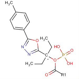 Molecular Structure of 167155-11-5 (Phosphonic acid, [[5-(4-methylphenyl)-1,3,4-oxadiazol-2-yl]methyl]-,
diethyl ester)