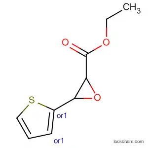 Molecular Structure of 170744-25-9 (Oxiranecarboxylic acid, 3-(2-thienyl)-, ethyl ester, (2R,3R)-rel-)