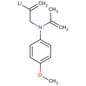 Molecular Structure of 190277-32-8 (Lithium, [1-[[(4-methoxyphenyl)-2-propenylamino]methyl]ethenyl]-)