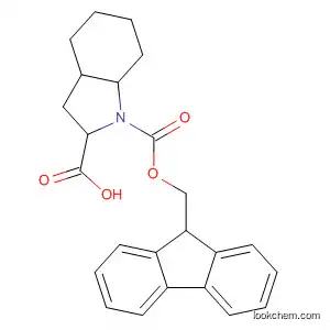 Molecular Structure of 214750-71-7 ((2S)-1-(9H-fluoren-9-ylmethoxycarbonyl)-2,3,3a,4,5,6,7,7a-octahydroindole-2-carboxylic acid)