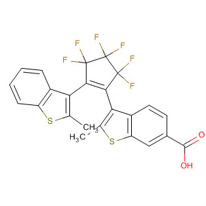 Benzo[b]thiophene-6-carboxylic acid,
3-[3,3,4,4,5,5-hexafluoro-2-(2-methylbenzo[b]thien-3-yl)-1-cyclopenten-
1-yl]-2-methyl-(242809-07-0)