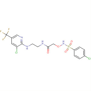 Acetamide,  2-[[[(4-chlorophenyl)sulfonyl]amino]oxy]-N-[2-[[3-chloro-5-(trifluoromethyl  )-2-pyridinyl]amino]ethyl]-