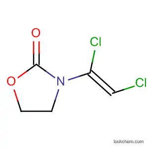 Molecular Structure of 332183-25-2 (2-Oxazolidinone, 3-[(1Z)-1,2-dichloroethenyl]-)