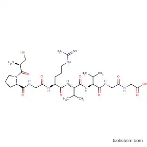 Molecular Structure of 622367-41-3 (Glycine, L-cysteinyl-L-prolylglycyl-L-arginyl-L-valyl-L-valylglycyl-)