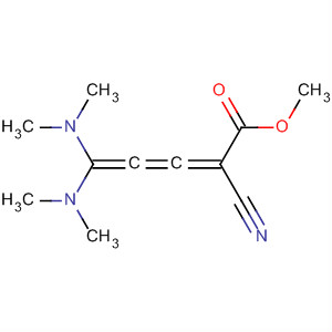 Molecular Structure of 69978-55-8 (2,3,4-Pentatrienoic acid, 2-cyano-5,5-bis(dimethylamino)-, methyl ester)