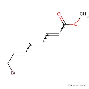 Molecular Structure of 70784-63-3 (2,4,6-Octatrienoic acid, 8-bromo-, methyl ester)