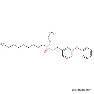 Molecular Structure of 729572-13-8 (Phosphonic acid, nonyl-, ethyl (3-phenoxyphenyl)methyl ester)