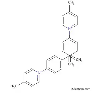 Molecular Structure of 741624-41-9 (Pyridinium, 1,1'-[[1,1'-biphenyl]-4,4'-diylbis(methylene)]bis[4-methyl-)