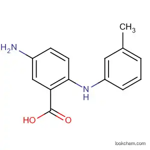 Molecular Structure of 765288-61-7 (Benzoic acid, 5-amino-2-[(3-methylphenyl)amino]-)