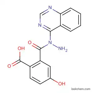 Molecular Structure of 781656-07-3 (Benzoic acid, 4-hydroxy-, 2-(4-quinazolinyl)hydrazide)