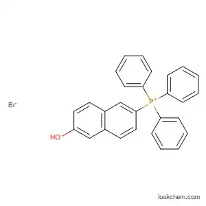 Molecular Structure of 844468-44-6 (Phosphonium, (6-hydroxy-2-naphthalenyl)triphenyl-, bromide)