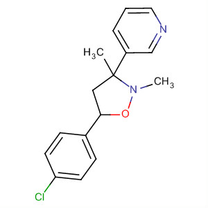 3-[5-(4-chlorophenyl)-2,3-dimethyl-1,2-oxazolidin-3-yl]pyridine