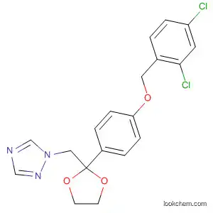 1H-1,2,4-Triazole,
1-[[2-[4-[(2,4-dichlorophenyl)methoxy]phenyl]-1,3-dioxolan-2-yl]methyl]-
