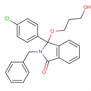 1H-Isoindol-1-one,
3-(4-chlorophenyl)-2,3-dihydro-3-(3-hydroxypropoxy)-2-(phenylmethyl)-