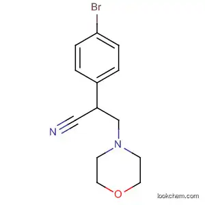 Molecular Structure of 866251-12-9 (4-Morpholinepropanenitrile, a-(4-bromophenyl)-)