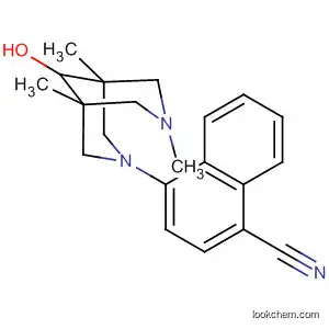Molecular Structure of 870889-18-2 (1-Naphthalenecarbonitrile,
4-(9-hydroxy-1,5,7-trimethyl-3,7-diazabicyclo[3.3.1]non-3-yl)-)