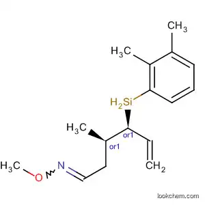 Molecular Structure of 914927-91-6 (5-Hexenal, 4-(dimethylphenylsilyl)-3-methyl-, O-methyloxime,
(3R,4S)-rel-)