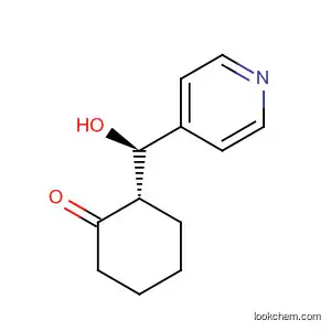 Molecular Structure of 882497-84-9 (Cyclohexanone, 2-[(R)-hydroxy-4-pyridinylmethyl]-, (2S)-)