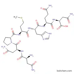 Molecular Structure of 883904-39-0 (L-Asparagine,
L-asparaginyl-L-asparaginyl-L-prolyl-L-methionyl-L-histidyl-L-glutaminyl-)