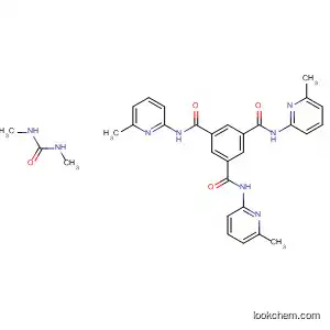 Molecular Structure of 885695-08-9 (1,3,5-Benzenetricarboxamide, N,N',N''-tris(6-methyl-2-pyridinyl)-,
compd. with N,N'-dimethylurea (1:1))
