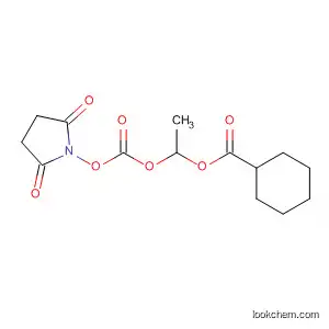 Molecular Structure of 886051-42-9 (Cyclohexanecarboxylic acid,
1-[[[(2,5-dioxo-1-pyrrolidinyl)oxy]carbonyl]oxy]ethyl ester)