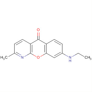 5H-[1]Benzopyrano[2,3-b]pyridin-5-one, 8-(ethylamino)-2-methyl-