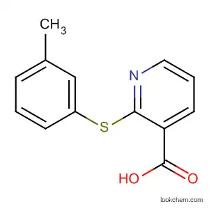 Molecular Structure of 889879-78-1 (3-Pyridinecarboxylic acid, 2-[(3-methylphenyl)thio]-)