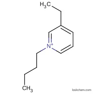 Molecular Structure of 907592-87-4 (Pyridinium, 1-butyl-3-ethyl-)