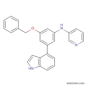 3-Pyridinamine, N-[3-(1H-indol-4-yl)-5-(phenylmethoxy)phenyl]-