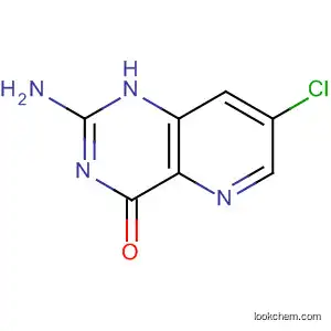 Molecular Structure of 917757-05-2 (Pyrido[3,2-d]pyrimidin-4(1H)-one, 2-amino-7-chloro-)