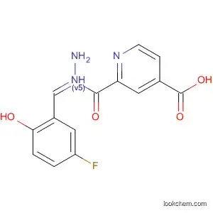 Molecular Structure of 917777-62-9 (4-Pyridinecarboxylic acid,
(2E)-2-[(5-fluoro-2-hydroxyphenyl)methylene]hydrazide)