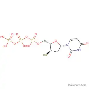 Molecular Structure of 917892-78-5 (Uridine 5'-(tetrahydrogen triphosphate), 2'-deoxy-3'-thio-)