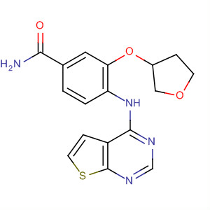Benzamide,
3-[(tetrahydro-3-furanyl)oxy]-4-(thieno[2,3-d]pyrimidin-4-ylamino)-