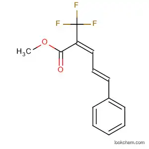 Molecular Structure of 918307-39-8 (2,4-Pentadienoic acid, 5-phenyl-2-(trifluoromethyl)-, methyl ester,
(2E,4E)-)
