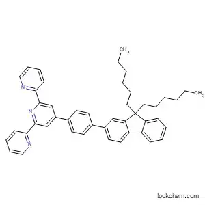 Molecular Structure of 918307-43-4 (2,2':6',2''-Terpyridine, 4'-[4-(9,9-dihexyl-9H-fluoren-2-yl)phenyl]-)