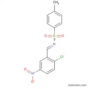 Molecular Structure of 918308-00-6 (Benzenesulfonamide, N-[(2-chloro-5-nitrophenyl)methylene]-4-methyl-)