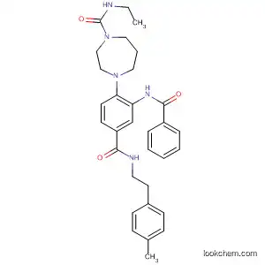Molecular Structure of 918308-46-0 (1H-1,4-Diazepine-1-carboxamide,
4-[2-(benzoylamino)-4-[[[2-(4-methylphenyl)ethyl]amino]carbonyl]phenyl]
-N-ethylhexahydro-)