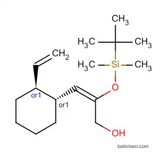 Molecular Structure of 918410-74-9 (2-Propen-1-ol,
2-[[(1,1-dimethylethyl)dimethylsilyl]oxy]-3-[(1R,2S)-2-ethenylcyclohexyl]-,
(2E)-rel-)