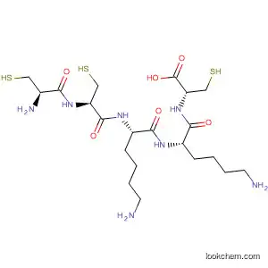 Molecular Structure of 918412-78-9 (L-Cysteine, L-cysteinyl-L-cysteinyl-L-lysyl-L-lysyl-)