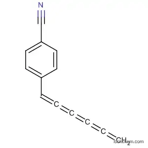 Molecular Structure of 918530-31-1 (Benzonitrile, 4-(1,2,3,4,5-hexapentaen-1-yl)-)